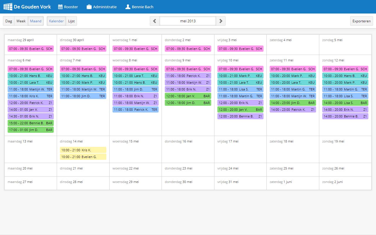 Personeelsplanning steeds vaker online en geautomatiseerd